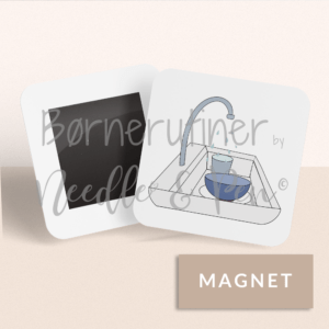 Enkelt piktogram - Opvask - MAGNET
