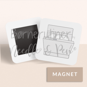 Enkelt piktogram - Opvaskemaskine - MAGNET