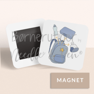 Enkelt piktogram - Pakke taske ud - MAGNET