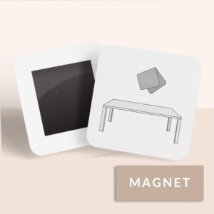 Enkelt piktogram - Tørre bord af - MAGNET